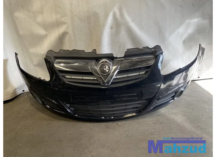 OPEL CORSA D Zwart voorbumper 