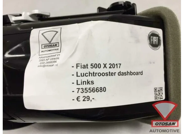 Fiat 500 X 500X Luchtrooster Dashboard Links 73556680