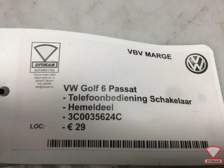 vw-golf-6-passat-telefoonbediening-schakelaar-3c0035624c — foto 3