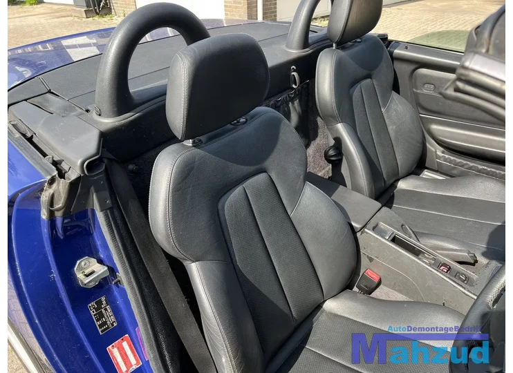 MERCEDES SLK R170 Zwart leer interieur stoel deurpaneel 1996-2004