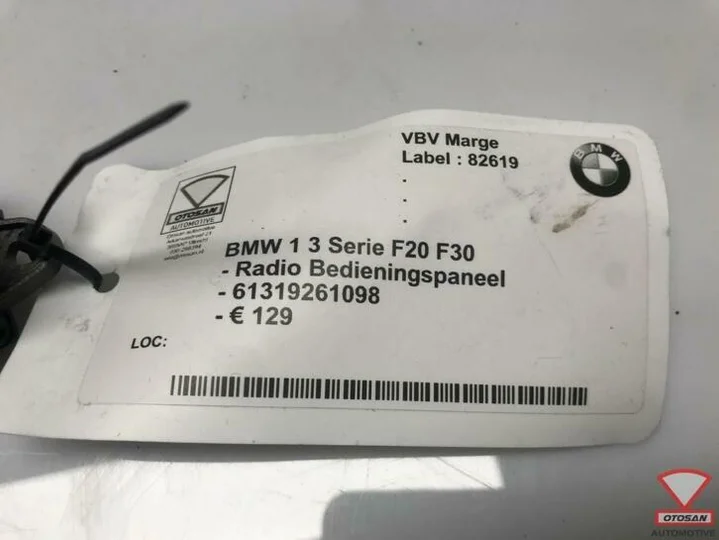bmw-1-3-serie-f20-f30-radio-bedieningspaneel-61319261098 — foto 2