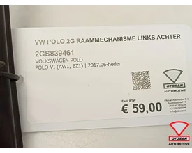 vw-polo-2g-2017-raammechanisme-links-achter-2gs839461 — foto 3