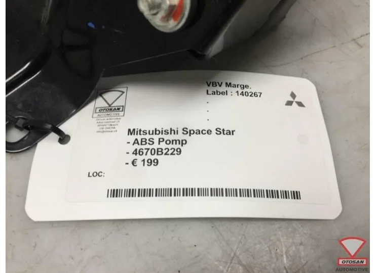 Mitsubishi Space Star 2013-2018 ABS Pomp 4670B229