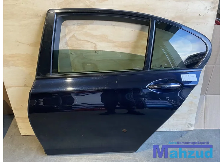 BMW 7 SERIE F01 Blauw Links achter deur portier 2008-2015