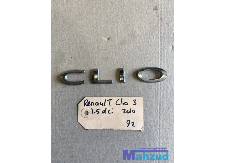 RENAULT CLIO 3 LOGO 2005-2012