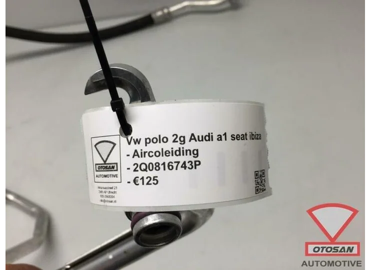 VW Polo 2G 2018 Audi A1 Ibiza VAG Aircoleiding 2Q0816743P
