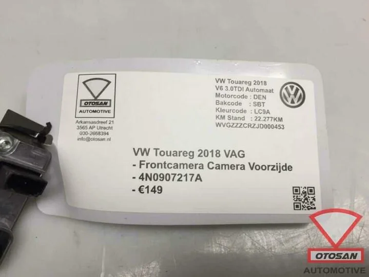 vw-touareg-2018-vag-frontcamera-camera-voorzijde-4n0907217a — foto 3
