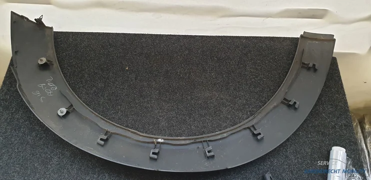 spatbordrand-mini-cooper-r56-r55-r57-spatbord-verbreder-7157103-links-voor-lv-zwart-origineel-gebruikt-2007-2014 — foto 11
