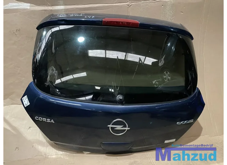 OPEL CORSA D blauw Z22A achterklep achterdeur