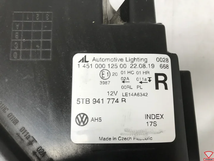 vw-touran-5t-2016-vol-led-koplamp-rechts-voor-5tb941774b — foto 4