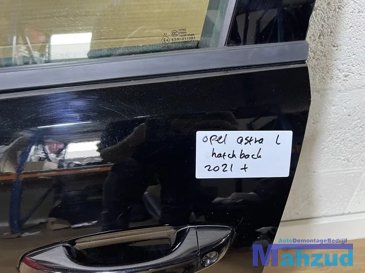 opel-astra-l-hatchback-zwart-links-voor-deur-portier-2021 — foto 2