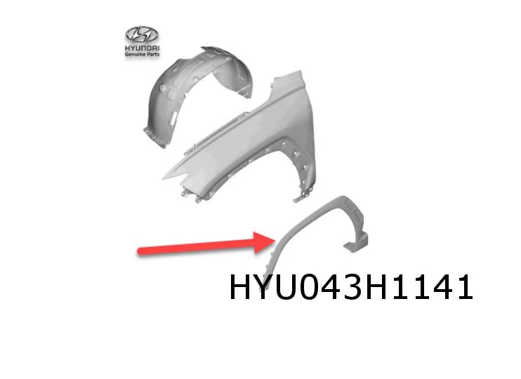 Hyundai Tucson linke Seitenverkleidung Formteil Kotflügel 87711N7100 87711N7000