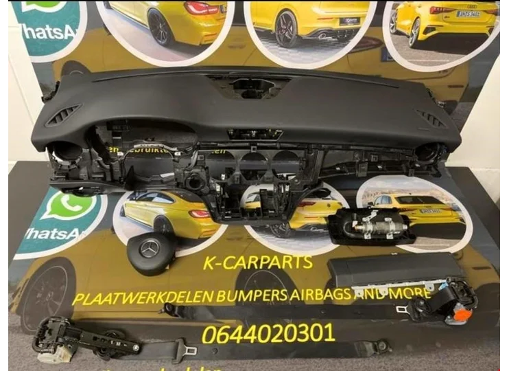 airbag-set-dashboard-groen-mercedes-a-klasse-w176