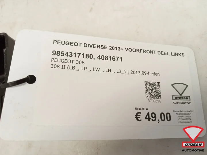 peugeot-diverse-2013-voorfront-deel-links-nieuw-9854317180 — foto 3