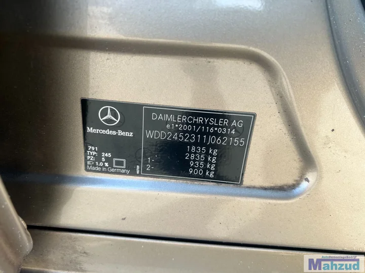 mercedes-b-klasse-b150-brons-791-demontage-sloop-onderdelen — foto 17