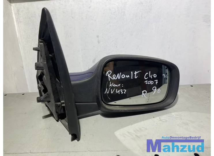 RENAULT CLIO 3 Blauw NV432 Rechts spiegel buitenspiegel 