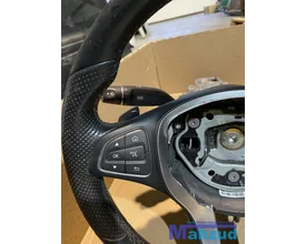 2015-mercedes-c-klasse-w205-f1-stuurwiel-stuurkolom-schakelaar — foto 2