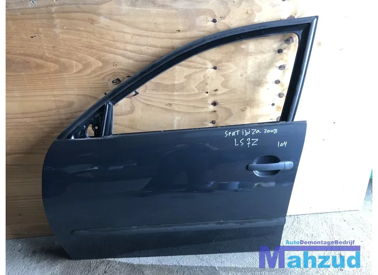 SEAT IBIZA 3 6L1 Grijs LS7Z Links linker voor deur portier