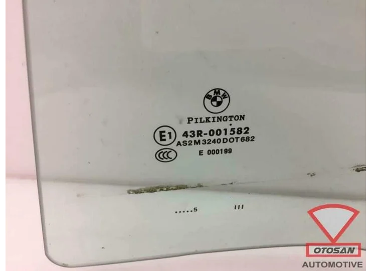 BMW 3 Serie E90 Raam Ruit Deur Portier Links Achter