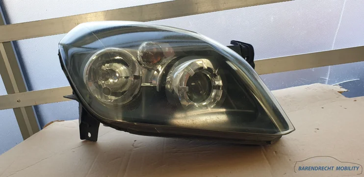 koplamp-opel-tigra-twintop-tt-rechts-halogeen-donkere-inleg-origineel-gebruikt-2004-2010 — foto 3