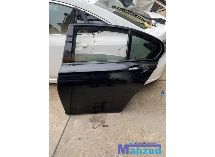 2012 BMW F01 7 serie links achter deur portier zwart complee