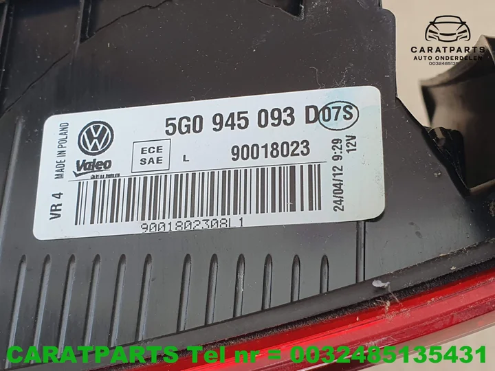volkswagen-golf-7-achterlicht-5g0945093 — foto 12