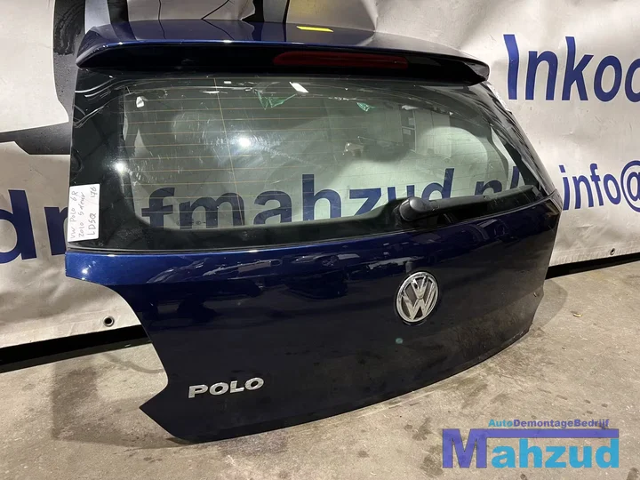 vw-polo-6r-blauw-ld5q-achterklep-compleet-20092016 — foto 2