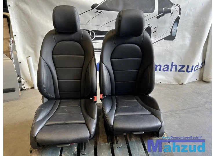 MERCEDES GLC C253 COUPE Zwart leer interieur 2016+