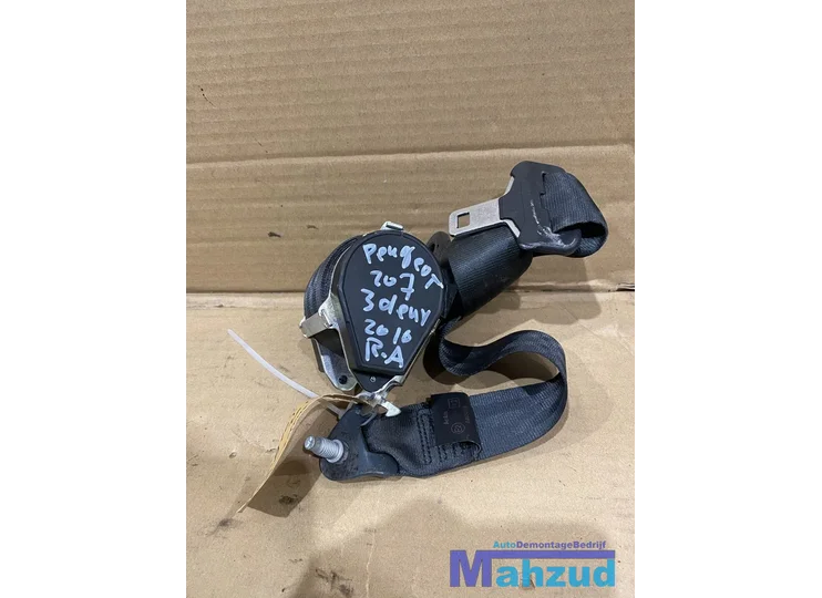 PEUGEOT 207 Rechts achter gordel 3 deurs 2006-2015 0405064