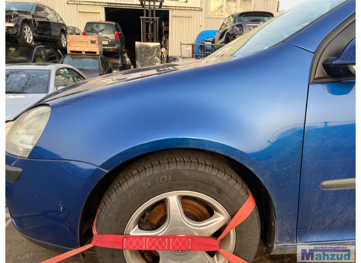 VW Golf 5 Blau LC5J linker vorderer Kotflügel (Seitenwand) 2004-2009