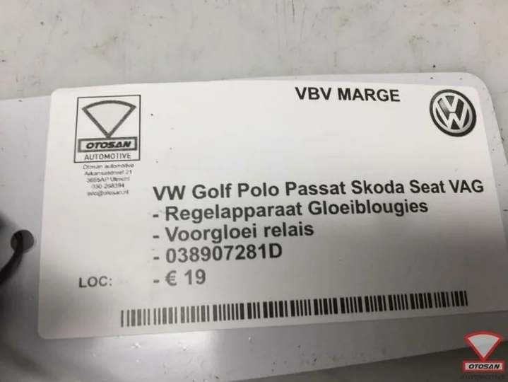 vw-audi-seat-skoda-gloeibougie-relais-voorgloei-038907281d — foto 3
