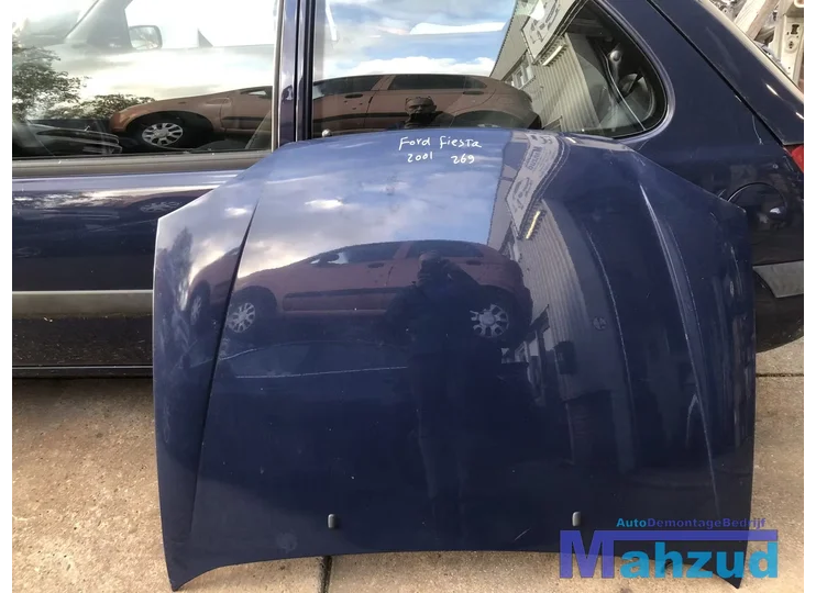 Ford Fiesta 4 blauw motorkap T0 TO blauw Bonnet