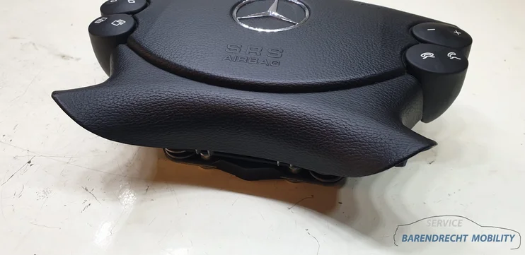 mercedes-w209-w463-r230-w211-w219-leer-leder-zwart-stuur-airbag-stuurairbag-2304600198-clk-sl-cls-e-g-klasse-2002-2003-2004-2005-2006-2007-2008-2009-gebruikt-barendrecht-mobility-service — foto 3
