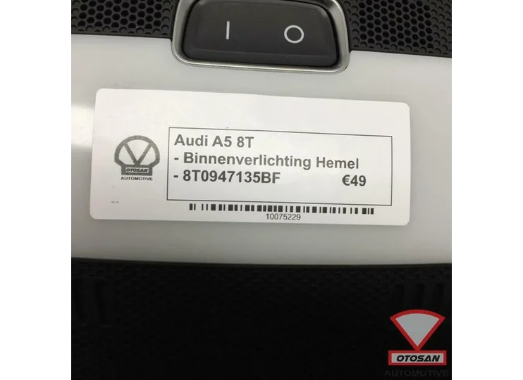 Audi A5 8T Binnenverlichting Hemel Leeslampje 8T0947135BF