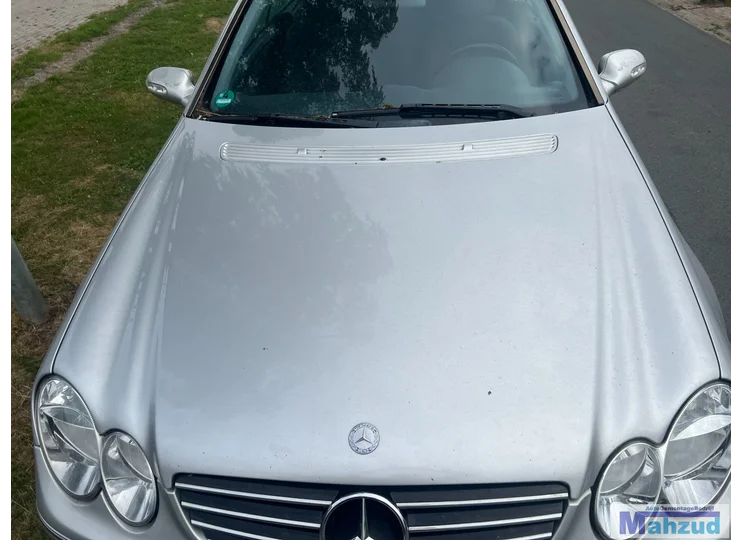 MERCEDES CLK W209 Silberne 774 Motorhaube 2002-2009
