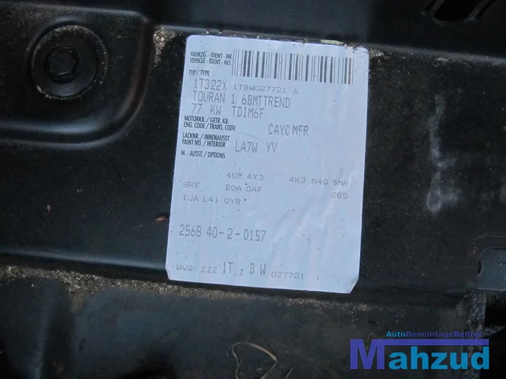 volkswagen-touran-16-tdi-motorblok-cay-cayc-motor — foto 15