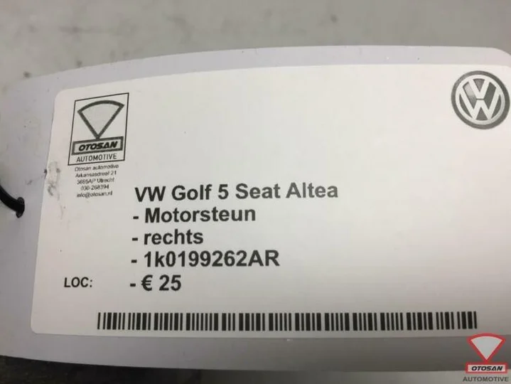 vw-golf-5-seat-altea-leon-1p-motorsteun-rechts-1k0199262ar — foto 2