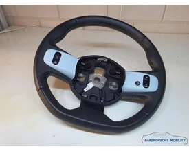stuurwiel-renault-twingo-iii-3-leer-leder-zwart-blauw-geperforeerd-afgevlakt-484001757r-2014-2020 — foto 3