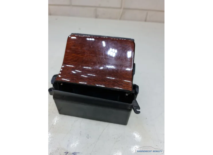 Mercedes W210 E Klasse middenconsole opbergvak center console storage bruin hout brown wood origineel nette staat gebruikt 1995 1996 1997 1998 1999 2000 2001 2002 2003 BARENDRECHT MOBILITY SERVICE