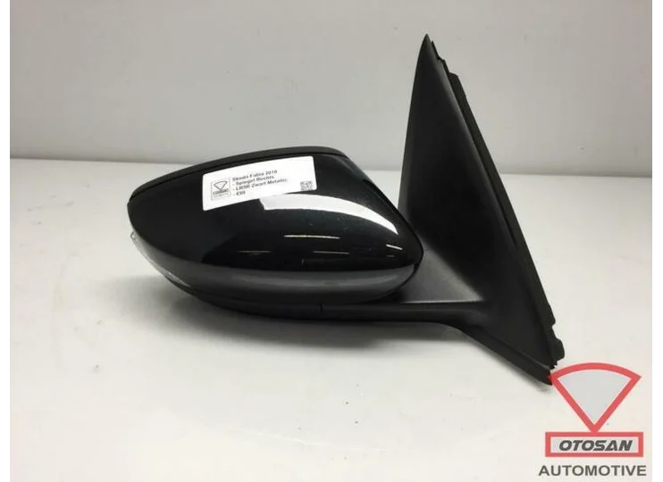 Skoda Fabia 2014+ Miroir Rétroviseur extérieur Droit LR9R Noir Met