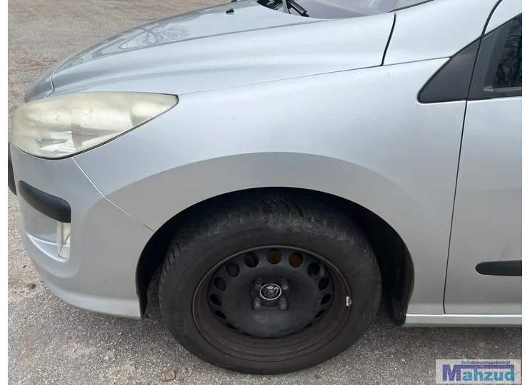 PEUGEOT 308 1 Silber EZRC linker vorderer Kotflügel 2007-2014