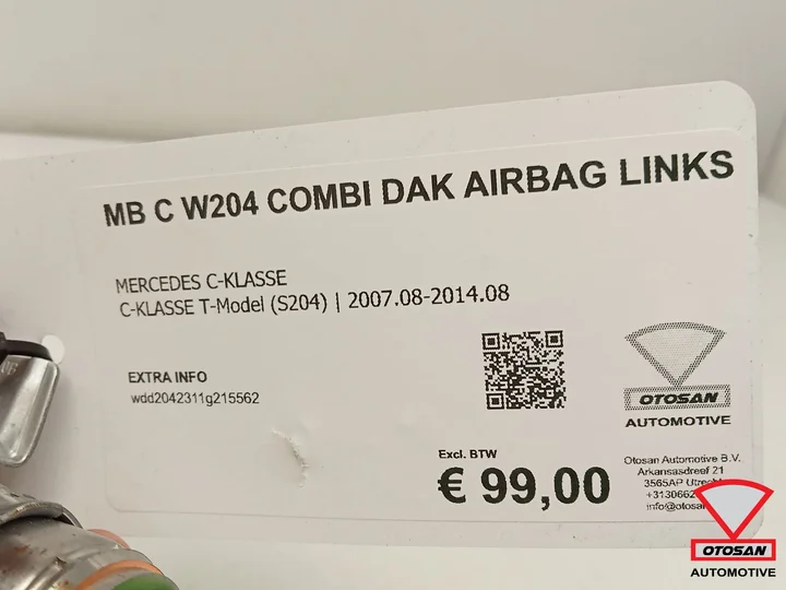 mercedes-c-klasse-w204-combi-estate-dak-hemel-airbag-links — foto 4