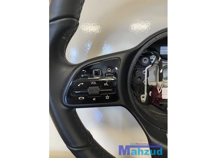 mercedes-a-klasse-w177-zwart-leer-stuurwiel-stuur-2018