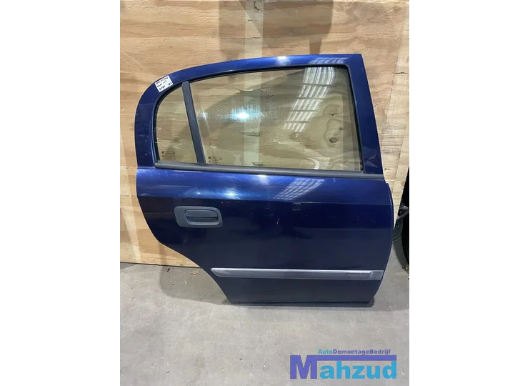 OPEL ASTRA G rechts achter RA Blauw Z282 deur portier