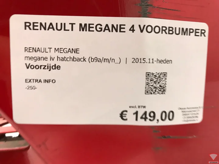 renault-megane-4-voorbumper-bumper-origineel! — foto 4
