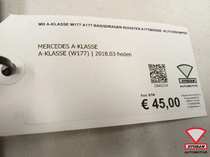 mb-aklasse-w177-a177-basisdrager-rooster-a1778855506-achterbumper — foto 4