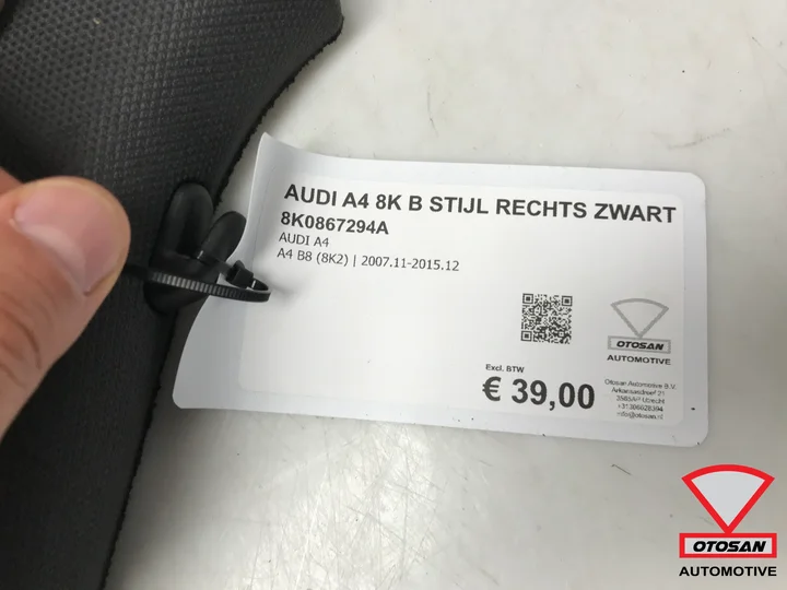 audi-a4-8k-hemeldeel-b-stijl-rechts-zwart-8k0867294a — foto 2
