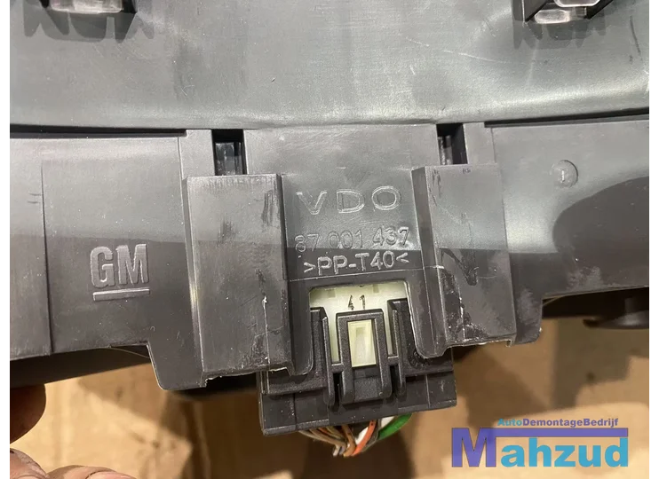 opel-meriva-a-tellerklok-tellerhuis-87001437