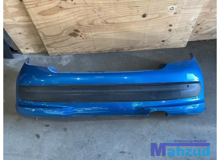 PEUGEOT 207 CC blauw KMUD achterbumper cabrio 2007-2015