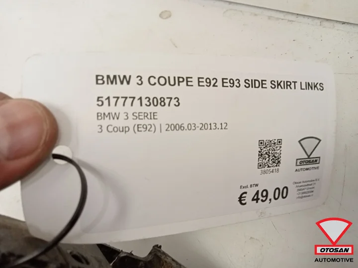 bmw-3-coupe-e92-e93-side-skirt-origineel-links-51777130873 — foto 3